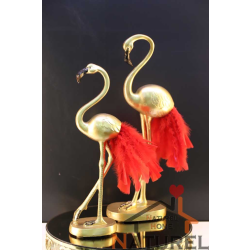 2'li Tüylü Flamingo Biblo (ADN503)